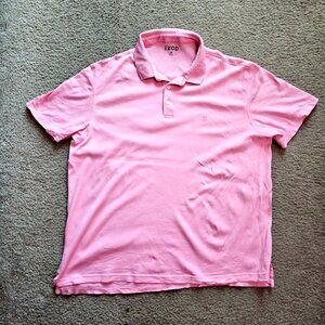 IZOD Men's Premium Essentials Interlock Soft Touch Polo - Candy Pink XXL